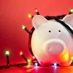 Christmas piggy bank