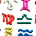 set-of-hand-drawn-modeling-clay-zodiac-signs-handmade-plasticine-on-picture-id888314304